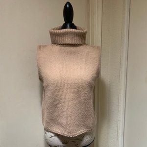 2006 Sundance 100% Cashmere Sleeveless Turtleneck Sweater (Size L)